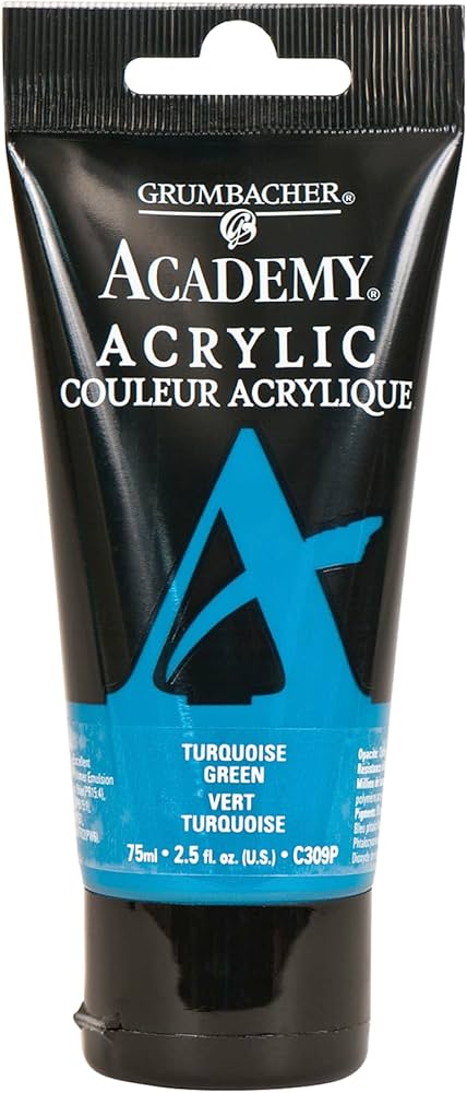 Grumbacher Academy Acrylic Paint Turquoise: A Comprehensive Guide