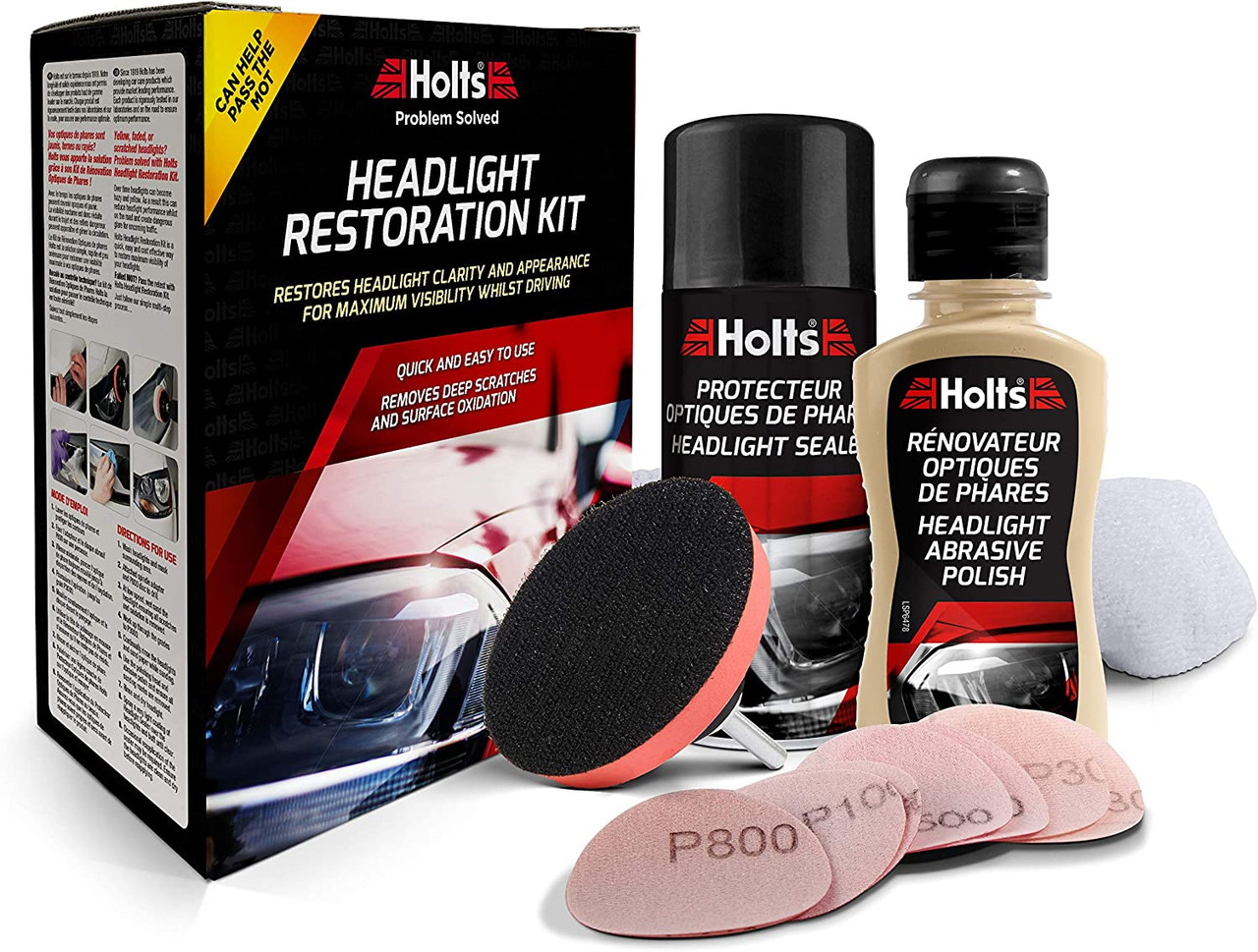 Holts Headlight Restorer Polish 475ml: A Complete Guide to Restoring Your Headlights