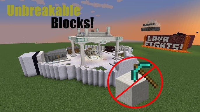 How to Make Some Blocks Unbreakable in Minehut